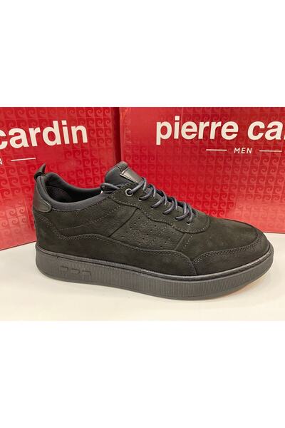 Pierre Cardin حذاء كاجوال شتوي من جلد نوبوك للرجال 77661