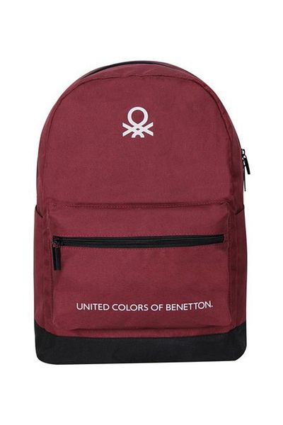 United Colors of Benetton Benetton School Backpack Claret Red 70413