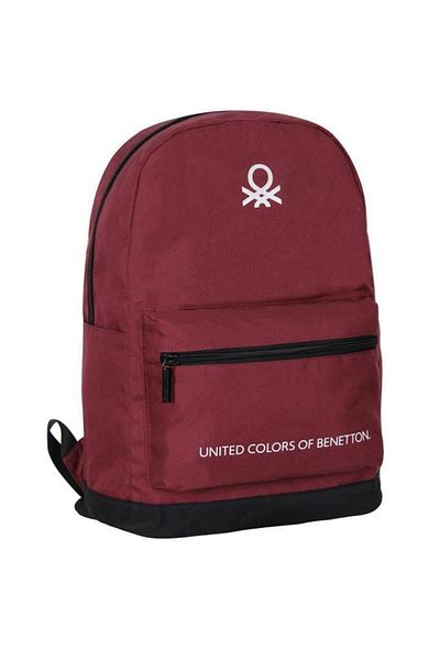 United Colors of Benetton Benetton School Backpack Claret Red 70413