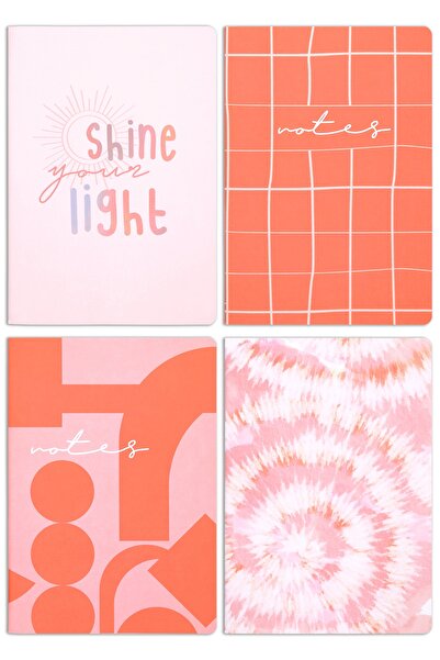 Matt Notebook A5 4'lü Defter Set Çizgili Terzi Dikiş