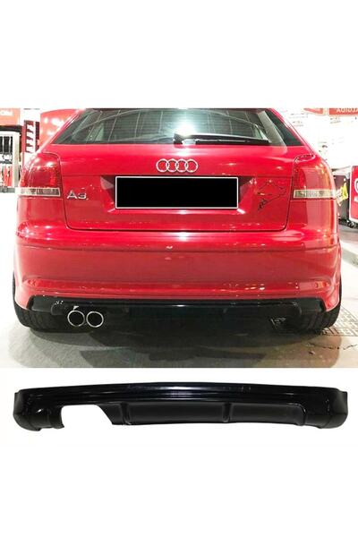HasAkman Audi A3 8p 2 Kapı S3 Arka Ek Mat Siyah 2005 2006 2007 2008 Uyumlu  S...