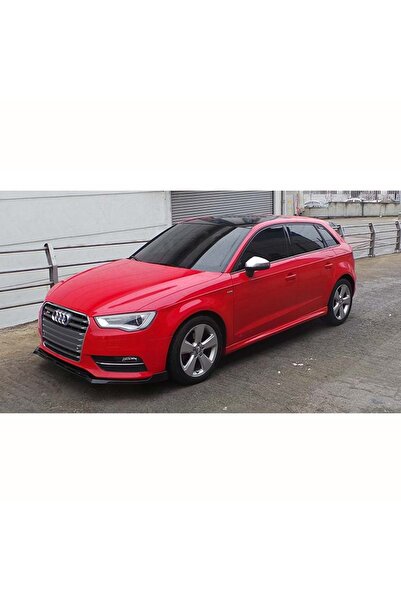 HasAkman Audi A3 Hb 8v Sport Marşpiyel Seti Mat Siyah Plastik 2012 2013 2014 2015 2016 2017Uyumlu