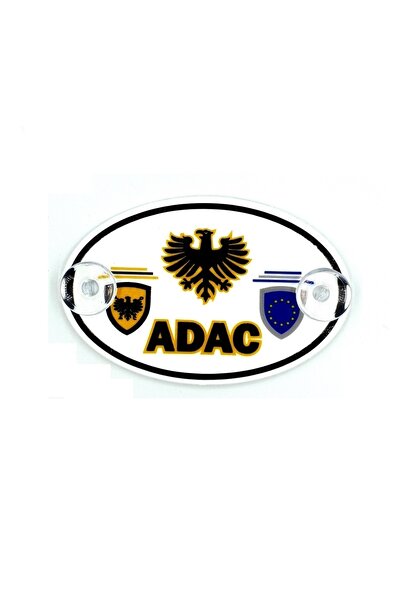BsElektronik Oval Adac Glass Ornament Plexi Suction Cup Emblem - Special for ...