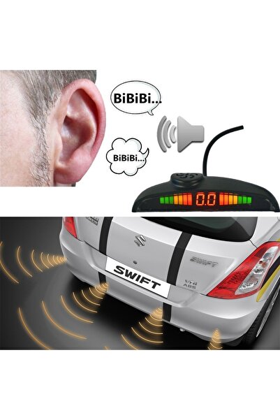 Niken شاشة LED لمستشعر الحديقة باللون الأسود مع إشارة تركية