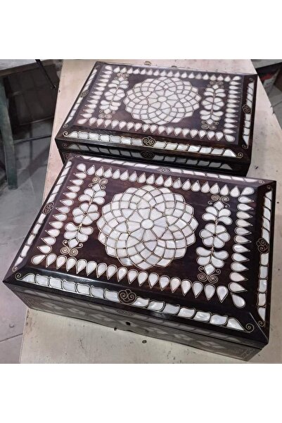 Bozgeyik Sedefcilik Sedef Kakma Sandık ( Kur'an Kabı )silah Kutusu Müceffer Kutusu Hediye Kutusu,sakalışerif Sandığı