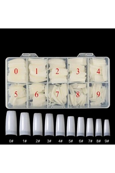 Nail Master 500 Lü Tips Protez Tırnak Kemik 500 Lü Takma Tırnak - Beyaz