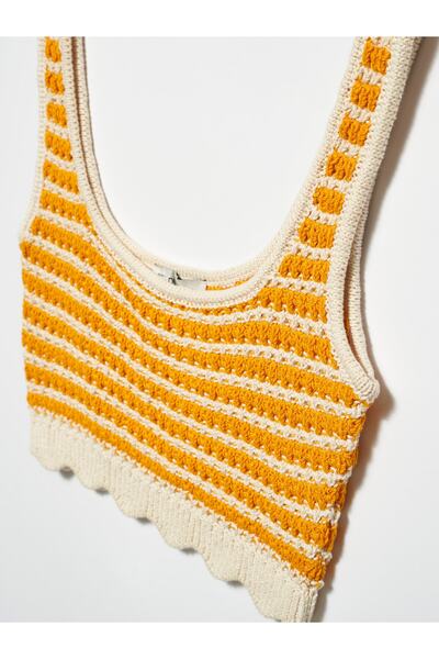 Dilvin 10182 Podwieszany dzianinowy podkoszulek-kawunicjan