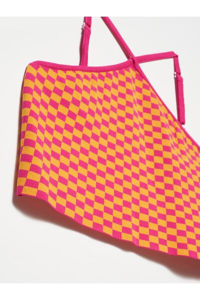 Dilvin 10185 Első keresztszíj tank Top-fukszia-iker.