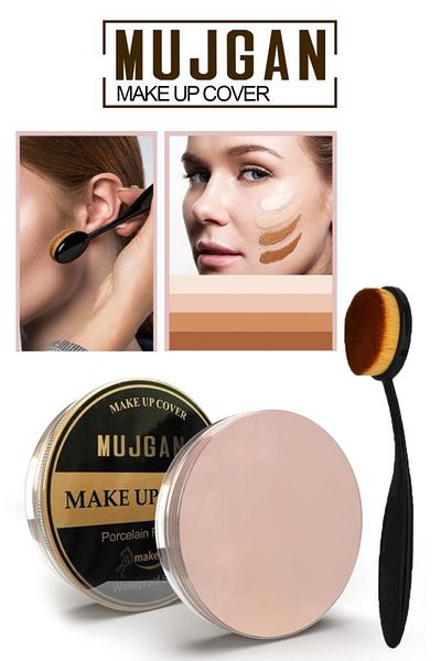MUJGAN Make Up Cover Porcelain Concealer 209 Classic Spoon Brush
