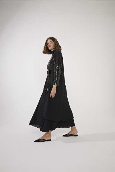 Qui Prive Payetli Elbise