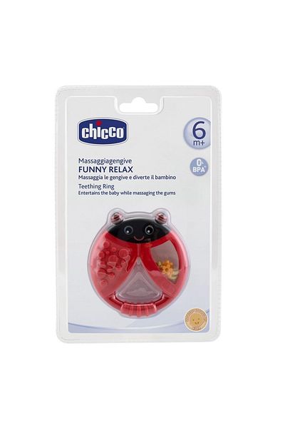 Chicco عضاضة مضحكة للاسترخاء - الدعسوقة