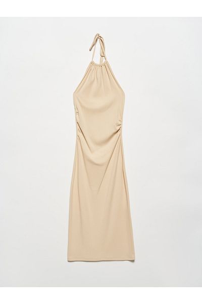 Dilvin Kleid - Beige - Bodycon