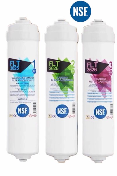 AQUA BELLA Su Arıtma Cihazı Filtresi Nsf Sertifikalı Tek Orjinal Set Kolay Ku...