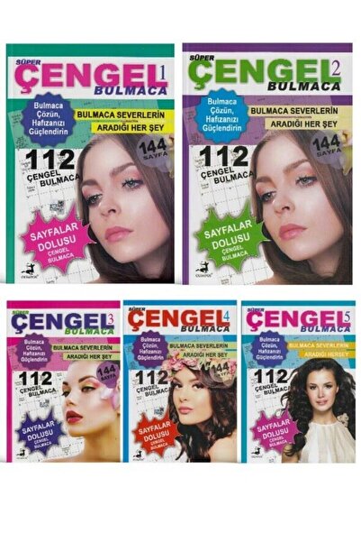 Olimpos Yayınları Süper Çengel Bulmaca Seti - 5 Kitap