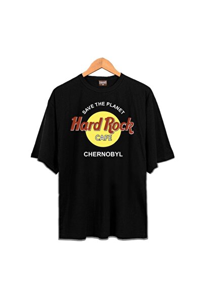 Machetta Sc Plus - Unisex crna oversize majica Hard Rock Cafe Černobilj