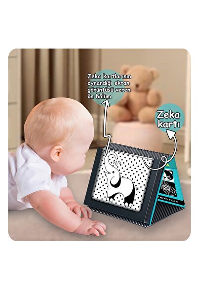 Diytoy Tummy Time Aynalı Zeka Kartları-eğitici Kartlar