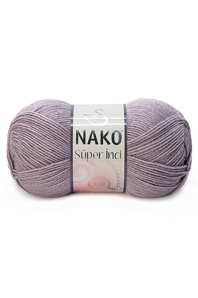 NAKO Σούπερ Πέρλα Πλεκτό Σχοινί 25 Μαλλί 10155 Χυμός Σταφυλιού
