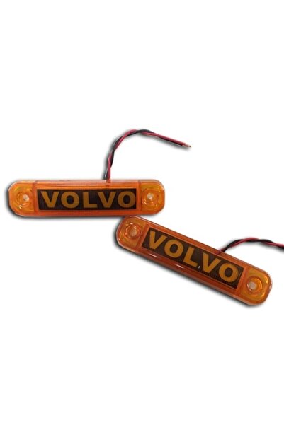 Akyol Yazılı Parmak Led Volvo Sarı 12v-24v (2 ADET) Uyumlu Led Pozisyon Lambası