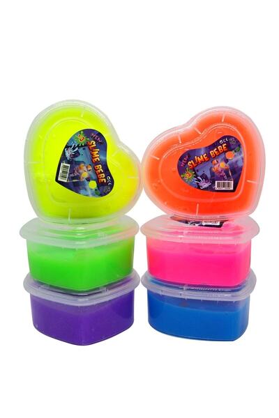 EMİR KIRTASİYE Kalpli 180 Gr Büyük Boy Neon Renkler Kaliteli %100 Organik Haz...