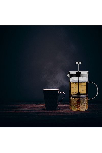 Mutfak Köşesi 750 Ml French Press Borosilicate Fire Resistant Glass 3 in 1