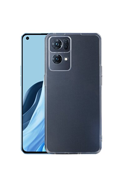Ally Oppo Reno 7 Pro Kılıf Kamera Korumalı Ultra Ince Şeffaf Silikon Kılıf Şe...