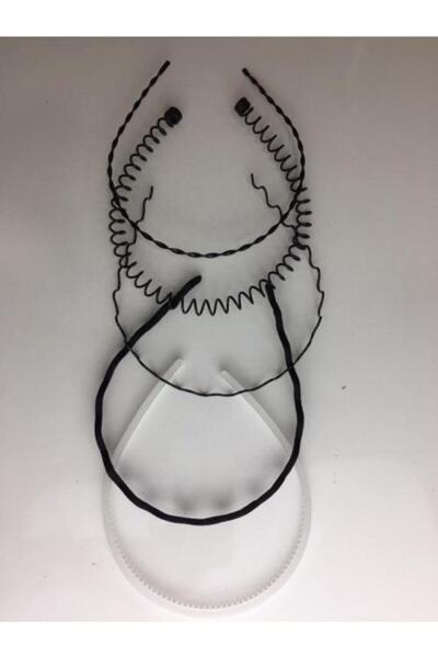 Durubags Black Metal Crown Men's Women's Athlete Hair Crown 5-Piece Set S5002