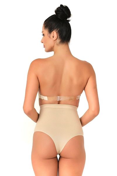 Emay Seamless High Waist Abdominal Support String Panties Corset 2054 Skin