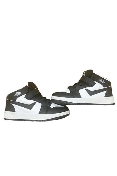 ALTUNTAŞ Model de pantofi cu velcro pentru copii de sezon nou - alb - negru