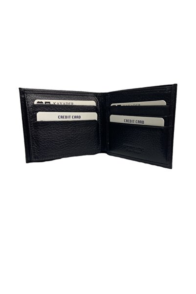 Kayader Siyah Deri Erkek Cüzdanı 07