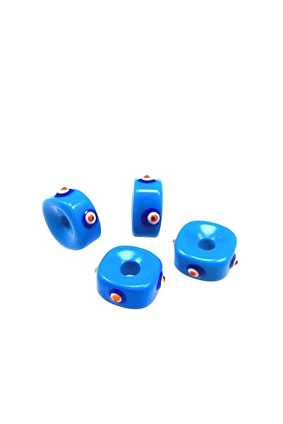 Nev Tasarım Mărgele brodate cu ochiul rău model pătrat 4 bucăți