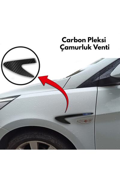 Lazer Store Ford Focus 3 Uyumlu  Carbon Çamurluk Venti (sağ - Sol Takım)