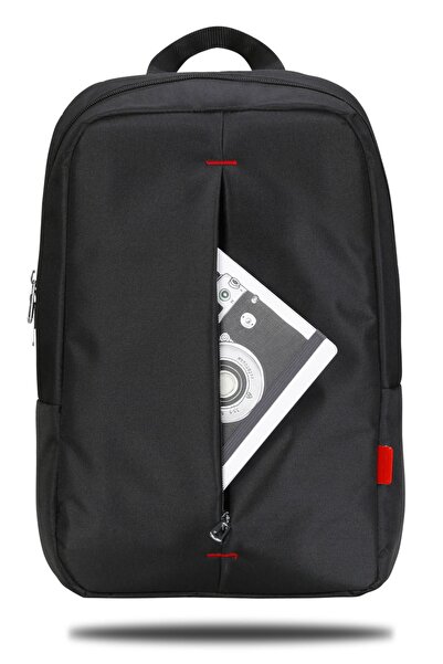 Classone Pr-r140 Roma Serisi Su Geçirmez Kumaş, 13-14" Notebook ,laptop Sırt Çantası-siyah