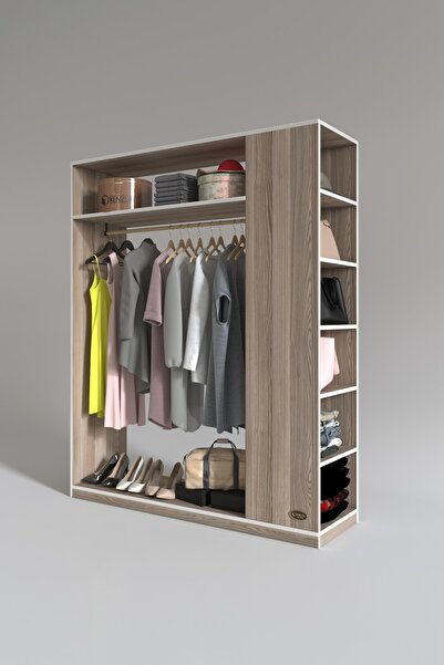 Kenzlife Giysi Dolabı Bayram 180*150*40 Crd Gardırop