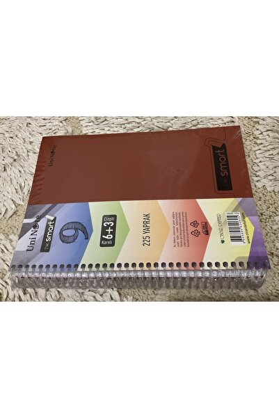 ÇINAR DEFTER Uni Note 6 Kareli+3 Çizgili /spiralli /ayraçlı /a4 Defter