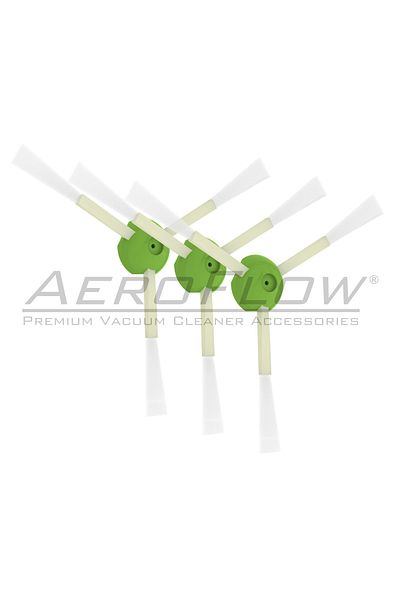 AeroFlow I-robot Roomba E/i Series - 3-piece Side Brush Pack (Warranty)