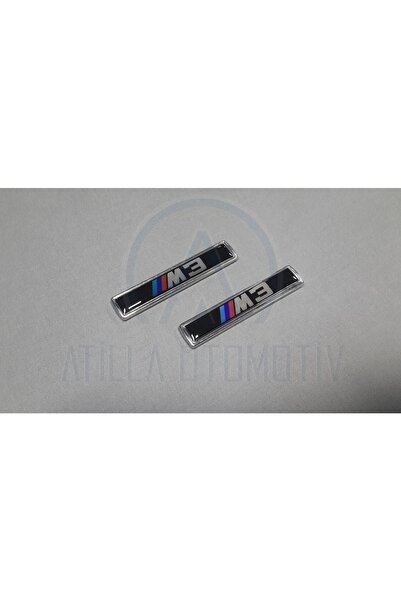 Fabrikasyon Bmw 3 Serisi E30 E36 E46 E90 E92 E93 F30 M3 Çamurluk Yazı Seti Uy...