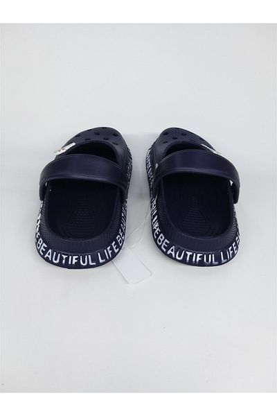 Settimo Children's Navy Blue White Fire Department Pattern Sandals