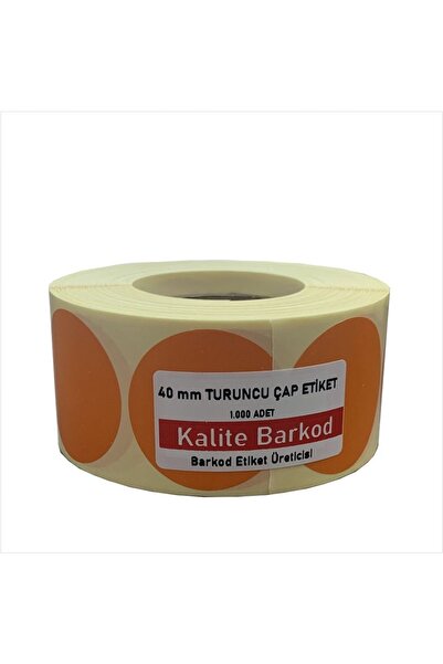 Kalite Barkod Etichetă rotundă de 40 mm 750 buc |   Autocolant rotund adeziv ...