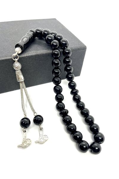 AgateStones Ara Ve Imamesi Kendi Taşından Oniks Taşı Tesbih