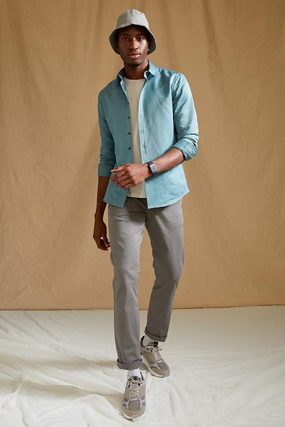 DeFacto Regular Fit Chino Canvas Trousers