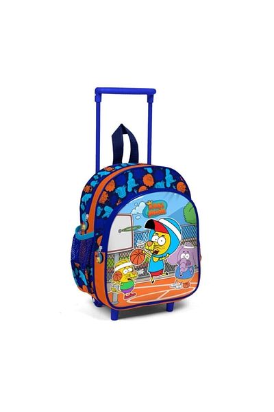Kral Şakir Basketball Printed Wheeled Kindergarten Bag