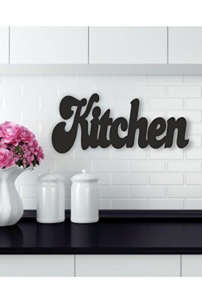 Mr Home Kitchen- Dekoratif Ahşap Duvar Yazısı