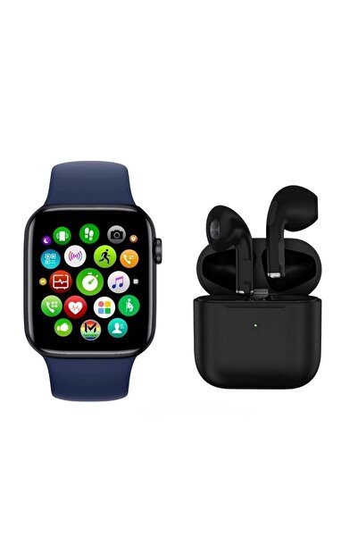 NS Store Iphone Xr Uyumlu Watch 6 Series Akıllı Saat Smart Watch + Pro 5 Kabl...