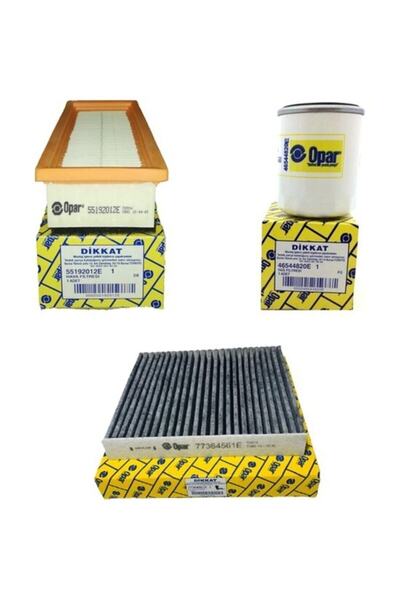 Genel Markalar Fiat Linea 1.4 8v Benzinli Filtre Bakım Seti 2007-2019 Model 7...