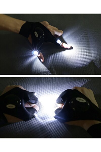 MODA Led Işıklı Balıkçı Eldiveni Sol El