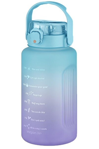 Vagonlife زجاجة تحفيزية كبيرة الحجم 2000 مل سعة 2 لتر مع/بدون شفاطة ذات لون م...