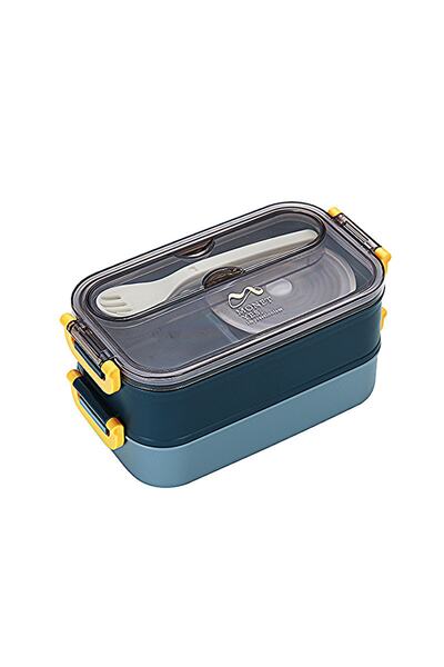 Vagonlife 1500 ml Stainless Double Layer Food and Food Storage Container - Vgn465