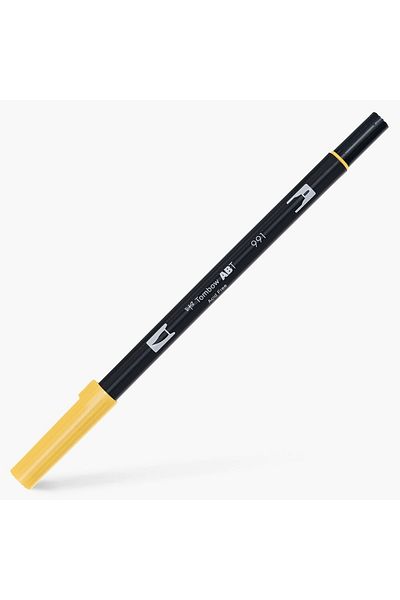 Tombow : Ab-t Dual Brush Pen Graphic Pen: Light Ochre 991