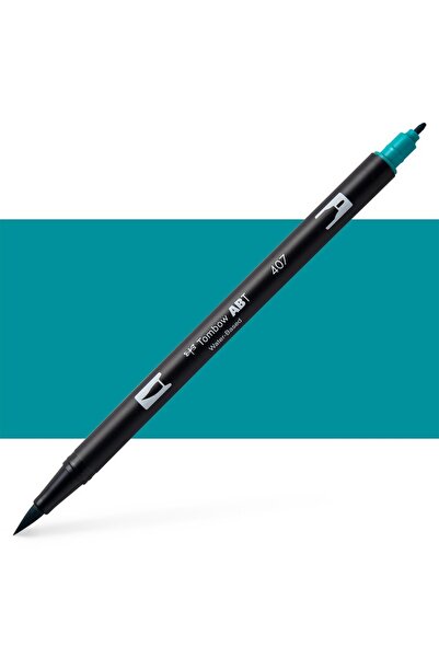 Tombow : Ab-t Dual Brush Pen Graphic Pen : Preppy Teal 407