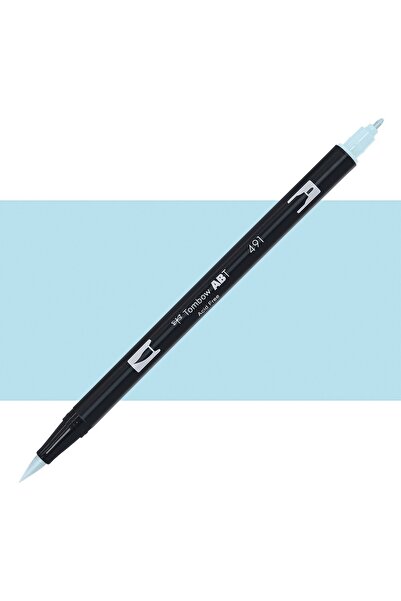 Tombow : Ab-t Dual Brush Pen Graphic Pen : Glacier Blue 491